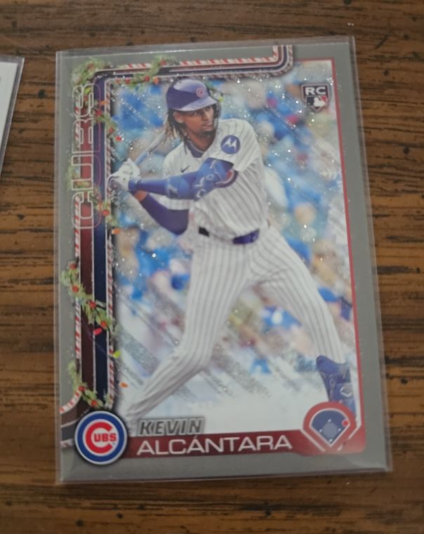 2025 Topps Holiday #H109 Kevin Alcantara — front