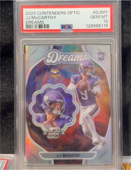 2024 Panini Contenders Optic #DJMY J.J. McCarthy Dreams — front