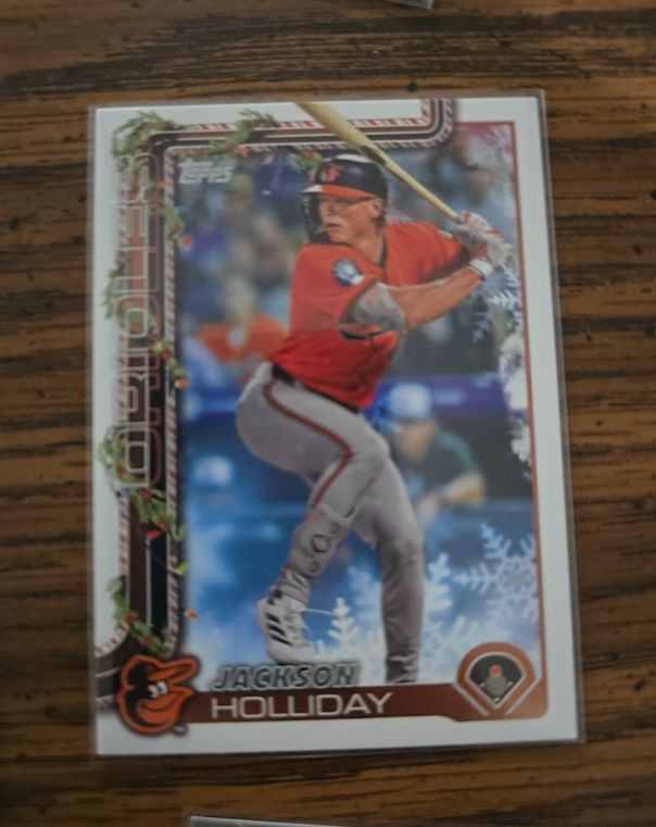 2025 Topps Holiday #H188 Jackson Holliday — front