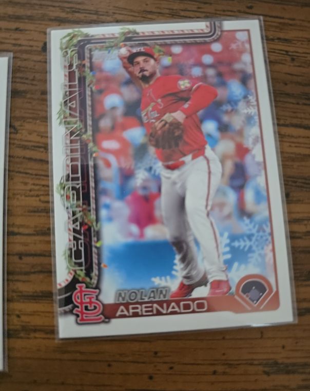 2025 Topps Holiday #H132 Nolan Arenado — front