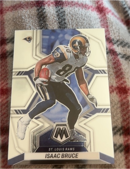 2022 Panini Mosaic #242 Isaac Bruce — front