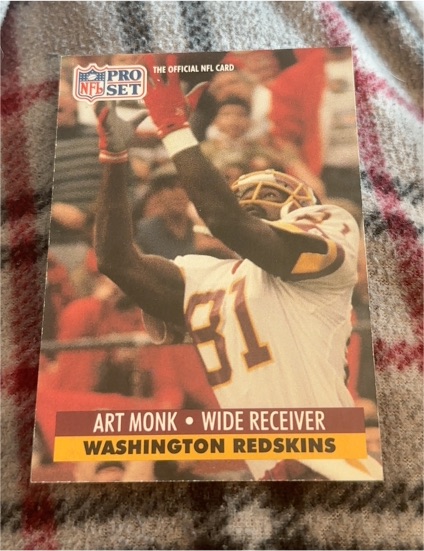 1991 Pro Set #682 Art Monk Washington Redskins — front