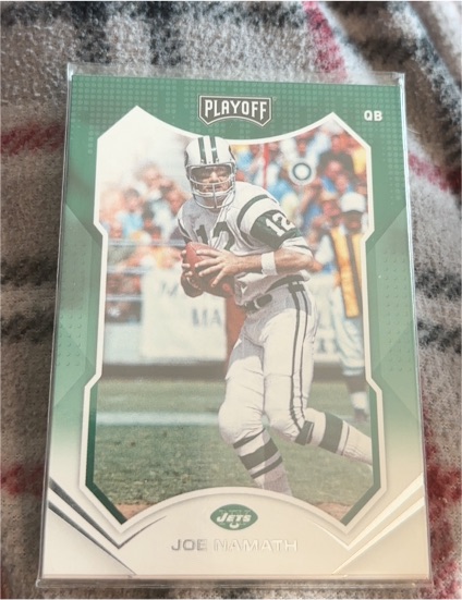 2021 Panini Playoff #24 Joe Namath — front