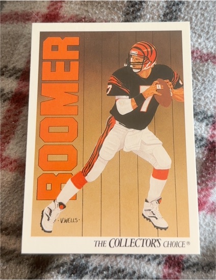 1991 Upper Deck #73 Boomer Esiason Cincinnati Bengals — front