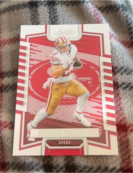 2023 Panini Absolute Football Base #43 Christian McCaffrey — front