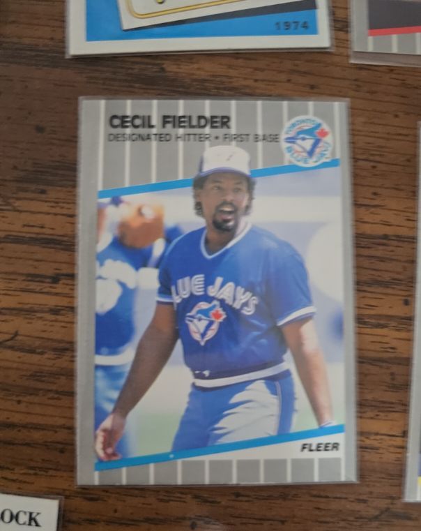 1989 Fleer #232 Cecil Fielder — front