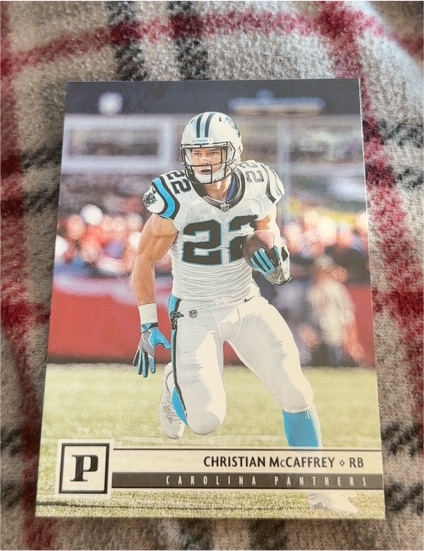 2018 Panini #41 Christian McCaffrey — front