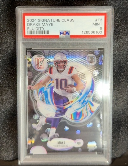 2024 Topps Signature Class #F3 Drake Maye — front