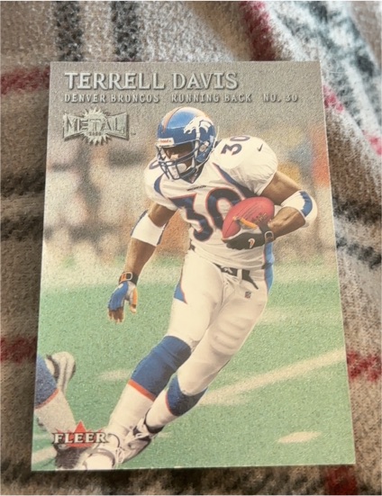 2000 Fleer Metal #41 Terrell Davis — front