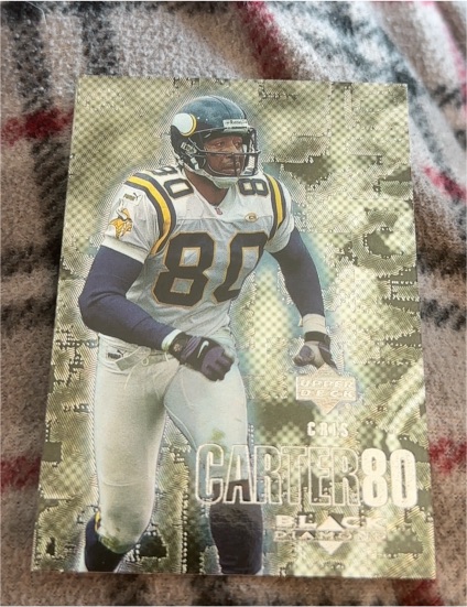 2000 Upper Deck Black Diamond #63 Cris Carter — front