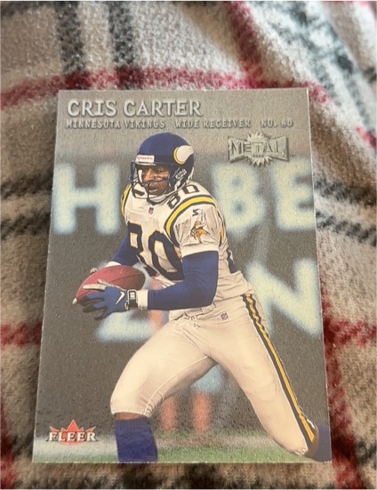 2000 Fleer Metal #127 Cris Carter — front