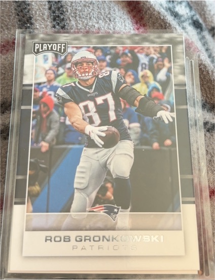 2017 Panini Playoff #55 Rob Gronkowski — front