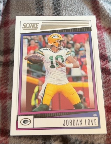 2022 Panini Score #98 Jordan Love — front