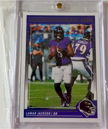 2024 Panini Score #19 Lamar Jackson — front