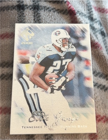 2000 Pacific Private Stock #94 Eddie George — front