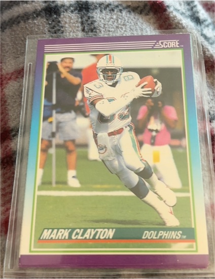 1990 Score #94 Mark Clayton — front