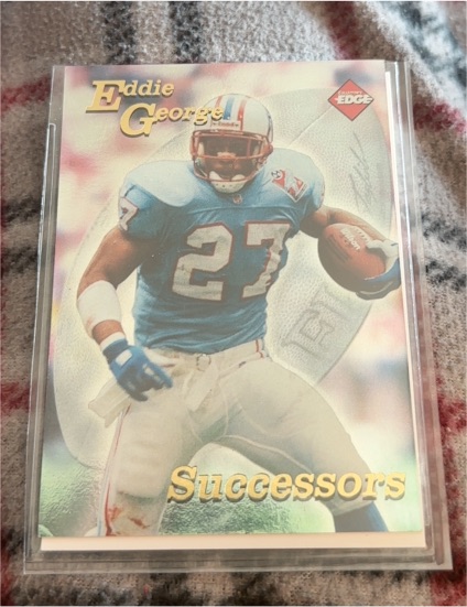 1995 Collector's Edge Successors Eddie George — front