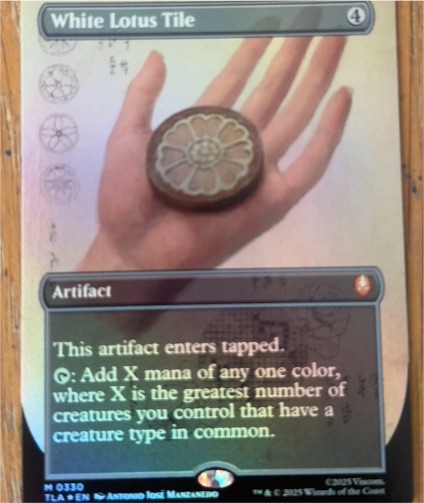 2025 Magic: The Gathering #330 White Lotus Tile — front