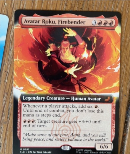 2023 Avatar: The Last Airbender #191 Avatar Roku, Firebender — front