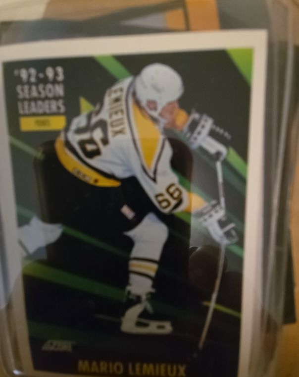 1993-94 Score #479 Mario Lemieux — front