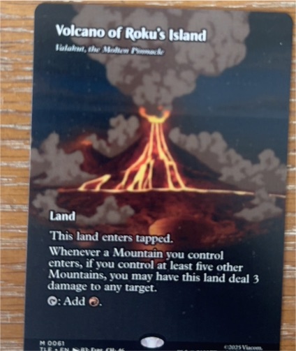 2023 MTG TLE #61 Volcano of Roku's Island - Valakut, the Molten Pinnacle — front