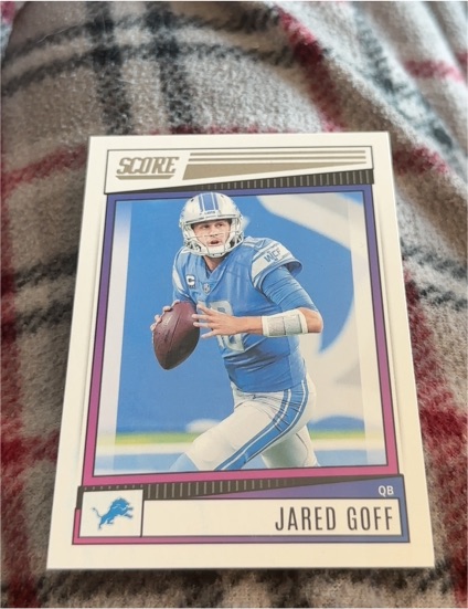 2022 Score #87 Jared Goff — front