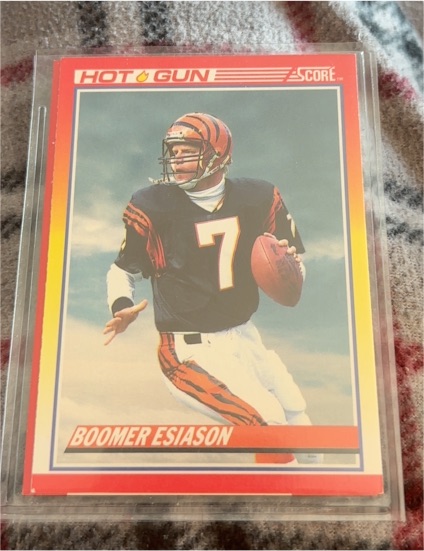 1990 Score #316 Boomer Esiason — front