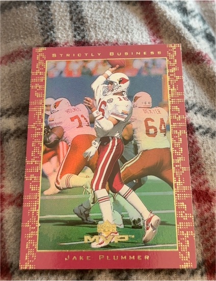 1999 Upper Deck MVP #SB8 Jake Plummer Strictly Business — front