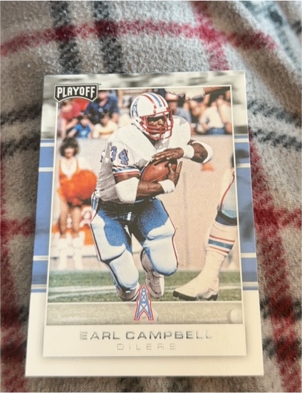 2017 Panini Playoff #182 Earl Campbell — front