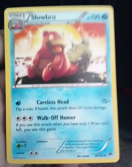 2016 Pokémon XY BREAKpoint #20 Slowbro — front