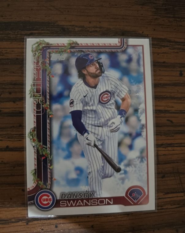 2025 Topps Holiday #H39 Dansby Swanson — front