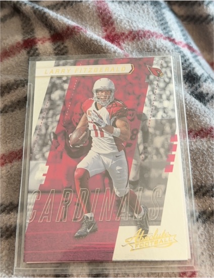 2017 Panini Absolute #81 Larry Fitzgerald — front