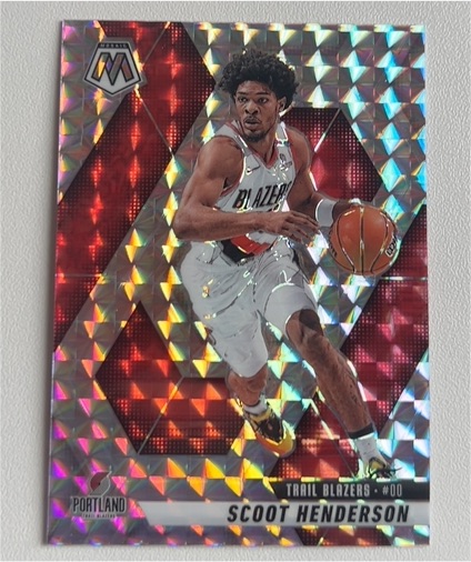2023-24 Panini Mosaic #00 Scoot Henderson — front