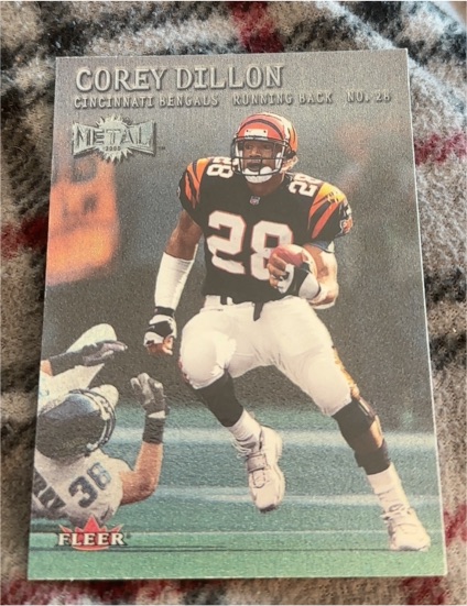 2000 Fleer Metal #99 Corey Dillon — front
