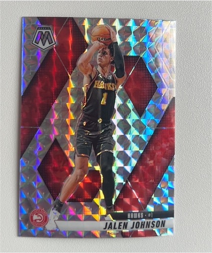 2024-25 Panini Mosaic #1 Jalen Johnson — front