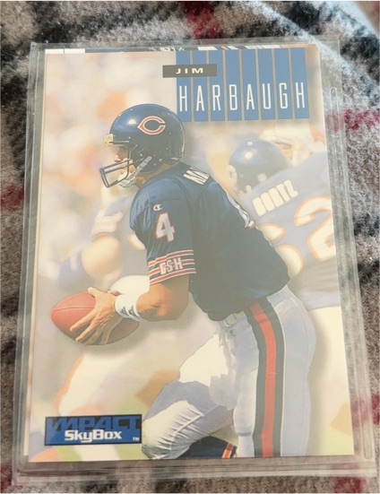 1994 SkyBox Impact #35 Jim Harbaugh — front