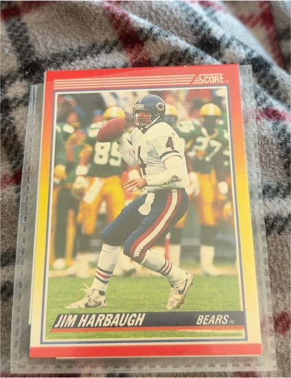 1990 Score #232 Jim Harbaugh — front