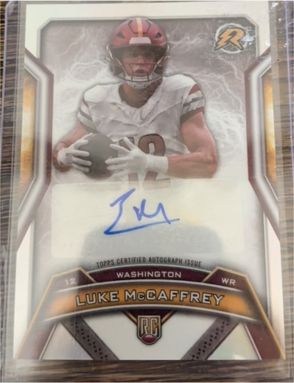 2024 Topps Resurgence #RRS-LMC Luke McCaffrey — front