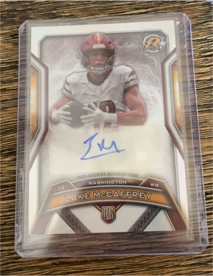 2024 Topps Resurgence #RRS-LMC Luke McCaffrey — front