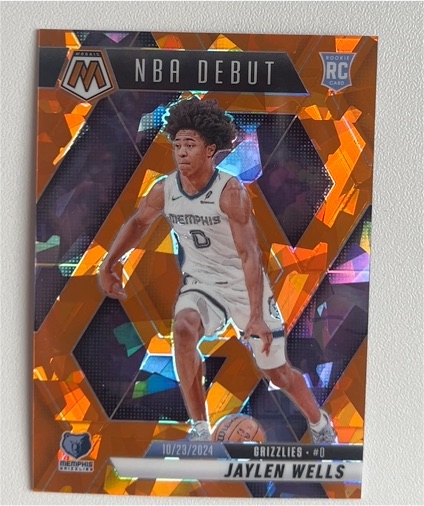 2024-25 Panini Mosaic NBA Debut #260 Jaylen Wells — front