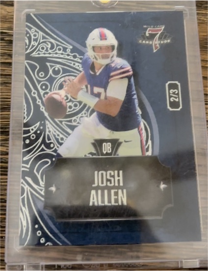 2023 Wild Card 7 Card Studs #7CSL-37 Josh Allen — front
