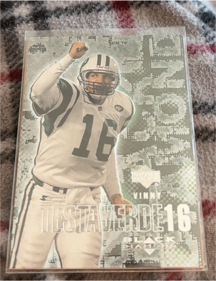 2000 Upper Deck Black Diamond #78 Vinny Testaverde — front