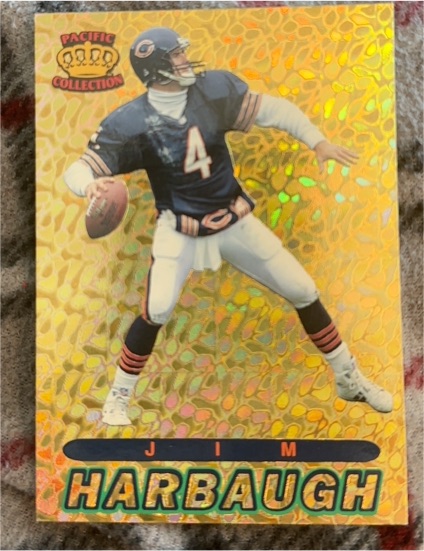 1994 Pacific Prisms #48 Jim Harbaugh — front