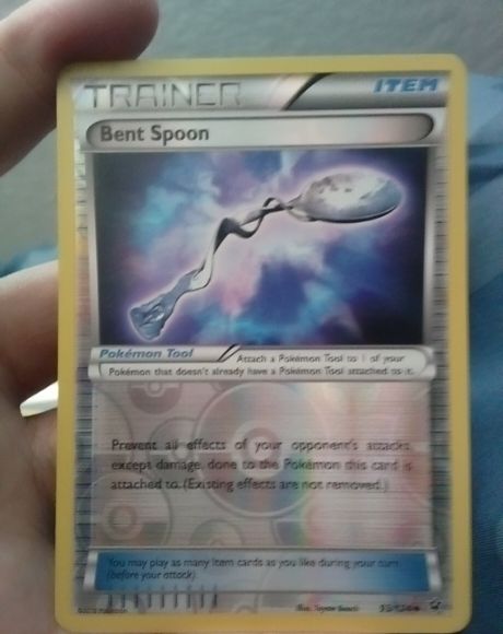 2016 Pokémon XY Fates Collide #93 Bent Spoon — front