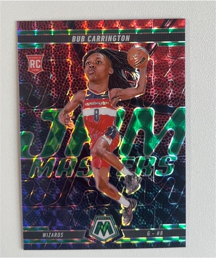 2024-25 Panini Mosaic #7 Bub Carrington Jam Masters — front