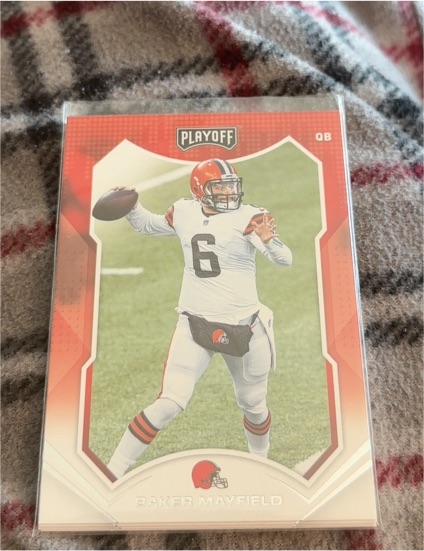 2021 Panini Playoff Football #37 Baker Mayfield — front