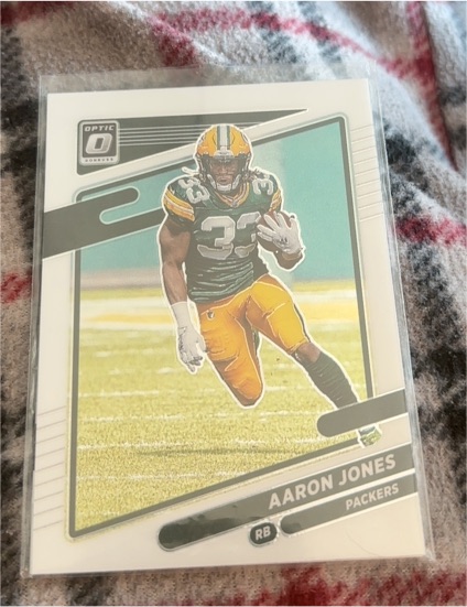 2021 Donruss Optic #91 Aaron Jones — front