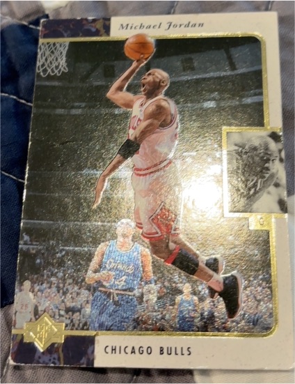 1995-96 Upper Deck SP #23 Michael Jordan Chicago Bulls — front