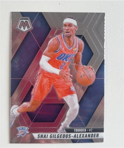 2024-25 Panini Mosaic #38 Shai Gilgeous-Alexander — front