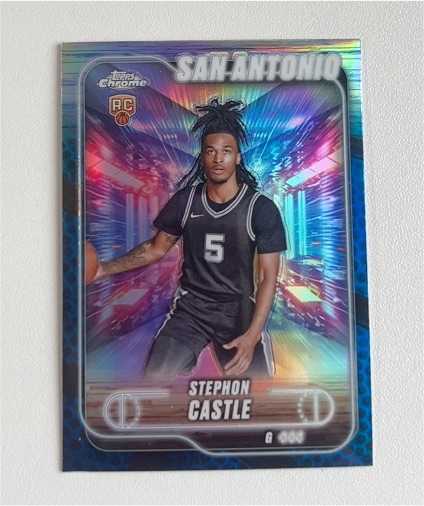 2024-25 Topps Chrome #122 Stephon Castle — front